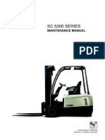 Crown SC5300 Maintenance Manual