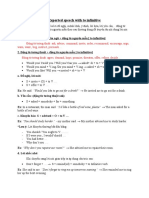 Lí Thuyết Reported Speech (Gerund Với To - V)