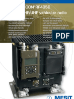 DICOM®RF4050 VHF/UHF Vehicular Radio: Technical Parameters