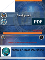 Development: Derived From: NSA/CSSM 1-52 Dated: 20070108 Declassify On: 20360401