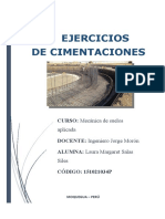 Ejercicios de Cimentaciones