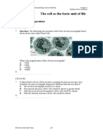 The Cell As The Basic Unit of Life: Multiple-Choice Questions