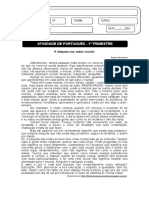 INTERPRETAÇÃO TEXTUAL 8º ANO. Redes Sociais