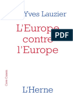 L'Europe Contre L'europe - Général Jean-Yves Lauzier