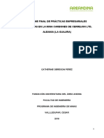 Diseño e Implementacion Del Estandar Adecuado para El Correcto Cargue de Camiones 190 Ton en La Mina Carbones de Cerrejon - 1