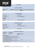 BSBSUS401 Implement and Monitor Environmentally Sustainable Practices