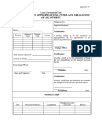 Certification On Appropriations, Funds and Obligation of Allotment