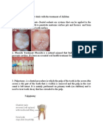 Branches of Dentistry Handout