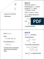 Solutions To Exercises - Week 42 Exercise 7.47: Complete Sufficient Statistics and Best Unbiased Estimators