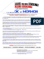 Plagiarism of The Devil's Secret Society Lifted From - The Book of Mormon