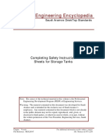 Engineering Encyclopedia: Completing Safety Instruction Sheets For Storage Tanks