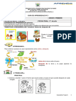 Guia 3 y 4. GEOMETRIA. Grado 1° - JULIO