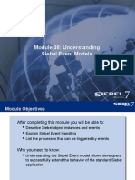 Module 38: Understanding Siebel Event Models