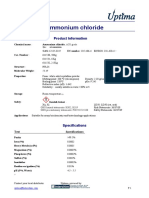 Ammonium Chloride: Product Information