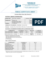 Msds Silica Fume