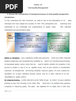 Contributions of Management Gurus To Total Quality Management