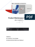 Product Maintenance Manual: HIK/72XXHVI-SV