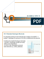 IB CHEM HL Oxidation and Reduction Note Cards