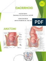 Hemorrhoid: Arief Aulia Rahman Pembimbing: Dr. Hj. Yanti Daryanti, SP.B-KBD