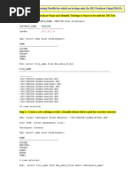 Step 1: Confirm Database Name and Identify Tablespace Name To Be Used For DR Test