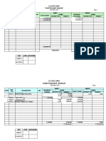 Cash Receipt Journal: Cv. Roti Jaya