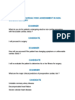 Preoperative Cardiac Risk Assessment in Noncardiac Surgery