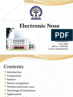 Electronic Nose: Presentation By: Ameer Iqbal Roll No.-10EE64R02 M.Tech. (Instrumentation)