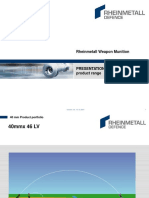 Rheinmetall Weapon Munition. PRESENTATION of Low-Velocity Product Range