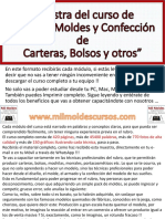 MUESTRA DEL CURSO DE CARTERAS Y BOLSOS de MIL MOLDES