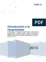 4.4.001 Introducción A La Hospitalidad