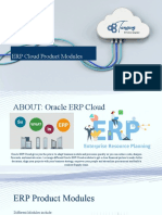 ERP Cloud Product Modules 