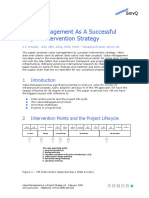 Value Management As A Successful Project Intervention Strategy