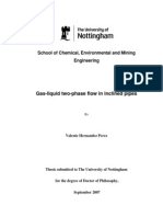 Gas-Liq Flow in Inclined Pipe