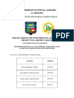 Primer Informe de Laboratorio - Reología