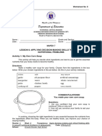 MAPEH 7-Health - Quarter-2-Worksheet 8