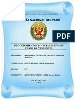 Procedimientos Policiales en Los Casos de Violencia