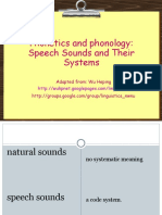 Phonetics and Phonology: Speech Sounds and Their Systems: Adapted From: Wu Heping