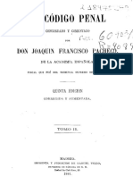 Pacheco. El Codigo Penal Concordado y Comentado T2 1881