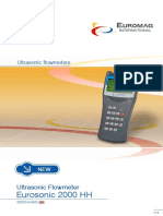 Eurosonic 2000 HH: Ultrasonic Flowmeters