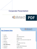 Kalkitech Corporate Presentation