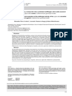 Caracterización Química y Evaluación de La Actividad Antifúngica Del Aceite Esencial Foliar de Lippia Alba Contra Colletotrichum Gloeosporioides