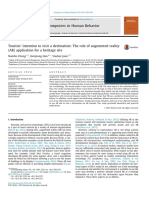 2015-Questionnaire-Tourists' Intention To Visit A Destination The Role of Augmented Reality (AR) Application For A Heritage Site