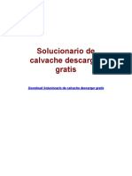 Solucionario de Calvache Descargar Gratis