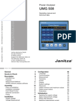 Janitza Manual UMG508 en