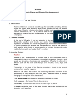 Module For Climate Change Chapter 1 - Weather and Climate