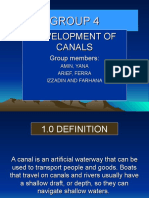 Development of Canals