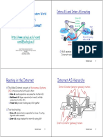 Network Layer: Routing in The Internet