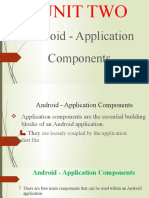 Unit 2 Android Application Component