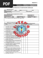 Ficha 2 Analisis de La Planificación Curricular VF-o