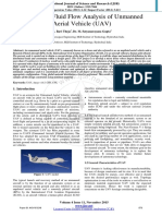 Design and Fluid Flow Analysis of UAV